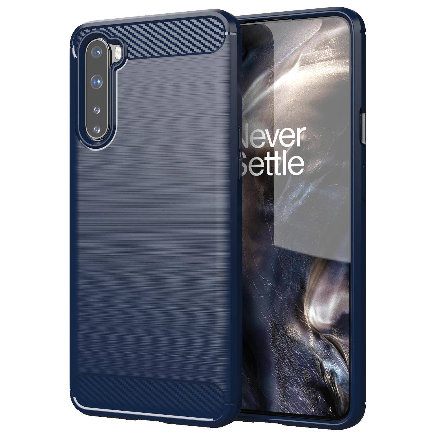 Чехол Caseport Carbon для OnePlus Nord Blue