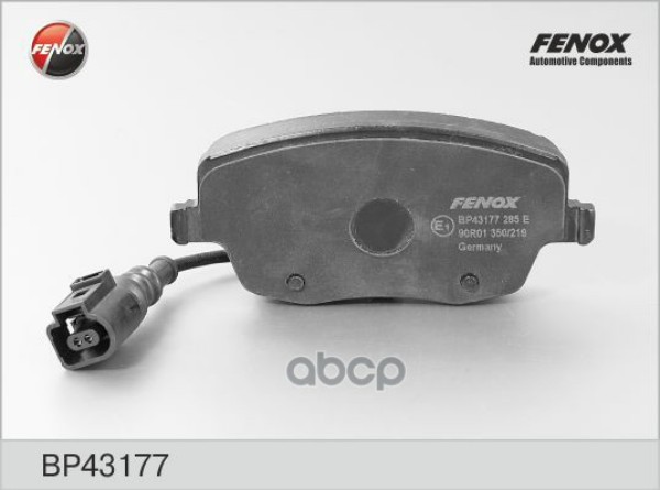 

Тормозные колодки FENOX передние с датчиком износа BP43177