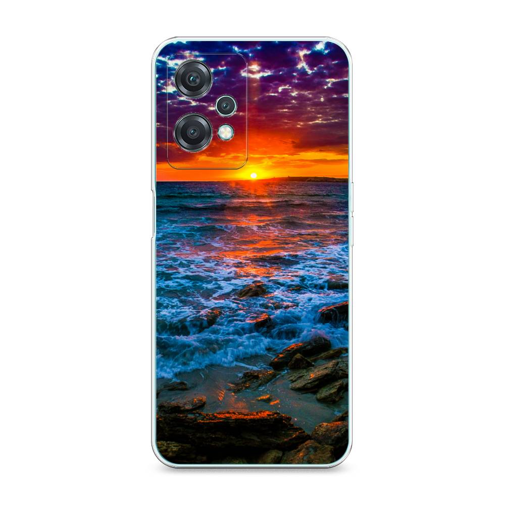 

Чехол на OnePlus Nord CE 2 Lite 5G "Закат 1", Оранжевый;синий, 152850-2