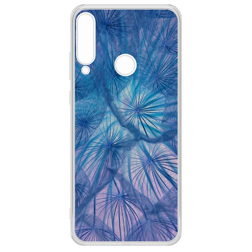 

Чехол-накладка Krutoff Clear Case Синий одуванчик для Huawei Y6p, Прозрачный