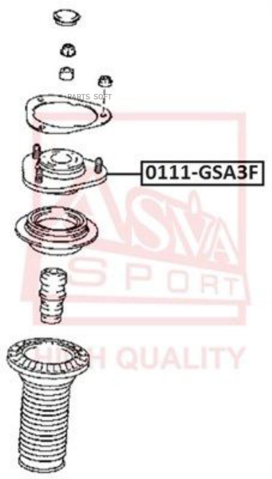 

ASVA 0111-GSA3F Опора амортизатора () 1шт