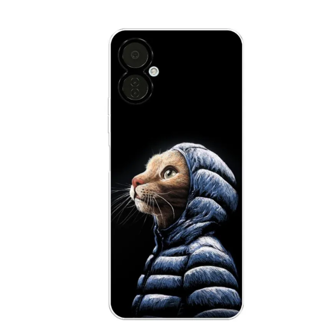

Чехол Awog на Tecno Camon 19 Neo "Кот в капюшоне", Разноцветный, 302350-2