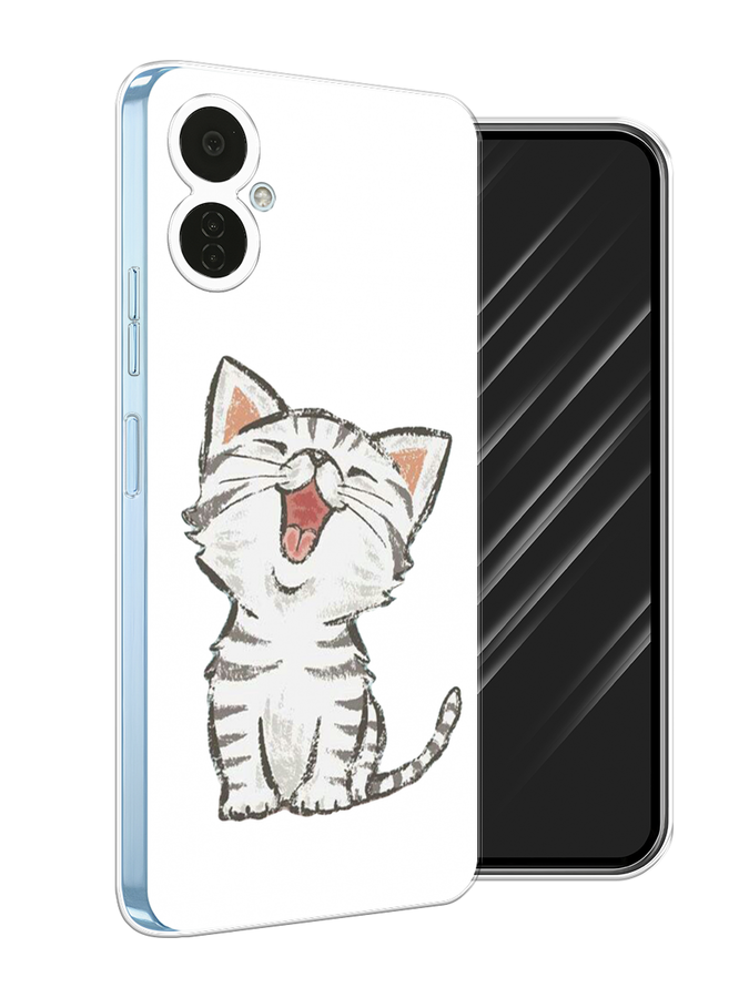 

Чехол Awog на Tecno Camon 19 Neo "Котенок рисованный", Разноцветный, 302350-1