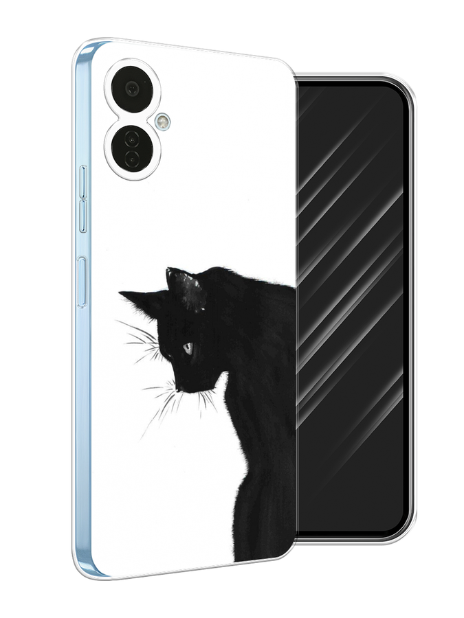 

Чехол Awog на Tecno Camon 19 Neo "Black cat", Разноцветный, 302350-1