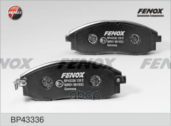 

Тормозные колодки FENOX передние BP43336