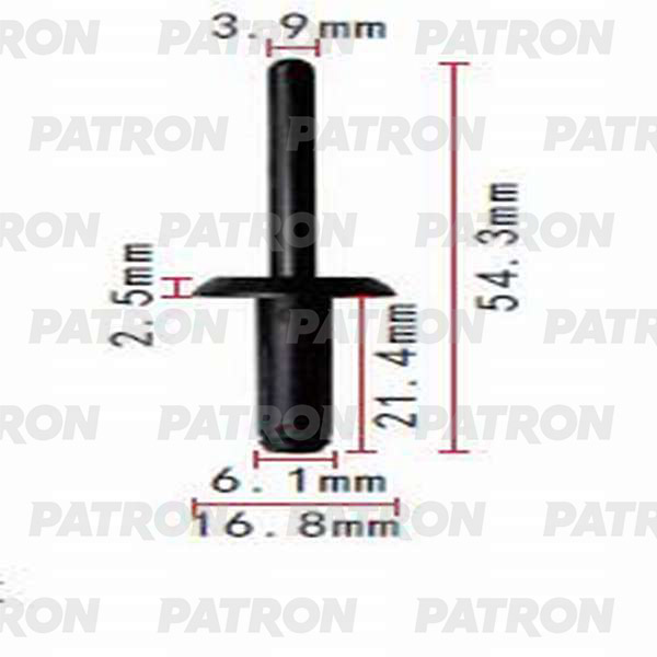 

Клипса Автомобильная PATRON P370442
