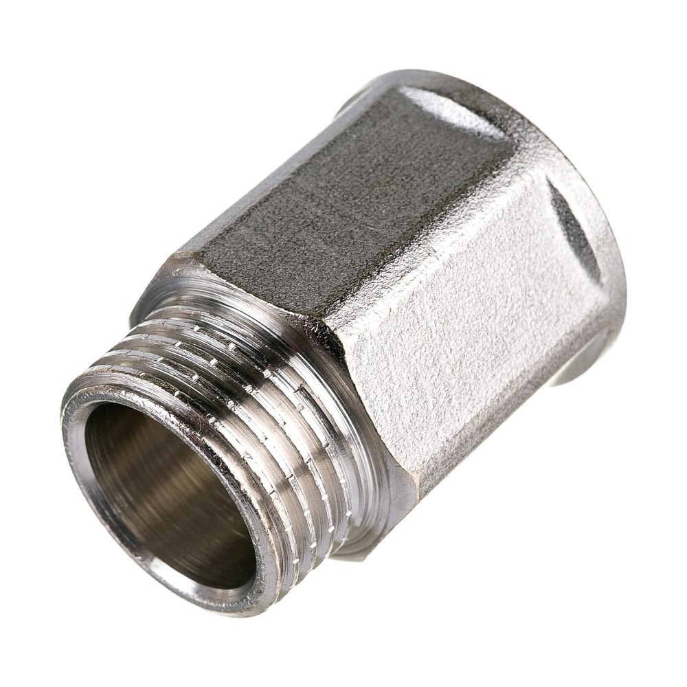 

Удлинитель VALTEC 1/2"х25 мм ВР-НР латунь никель, Серый