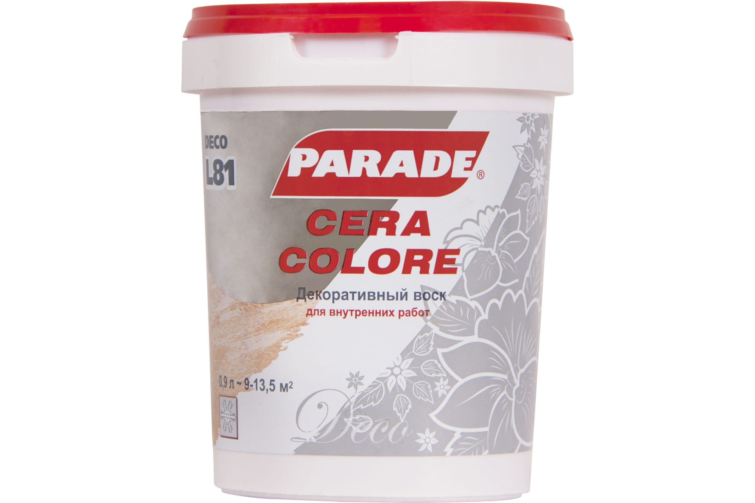 

PARADE Декоративный воск DECO Cera Colore L81 Бесцветный 0,9л 90003187683, Прозрачный