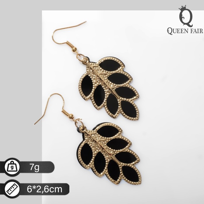 

Серьги подвески из бижутерного сплава Queen Fair 9679713, без вставки