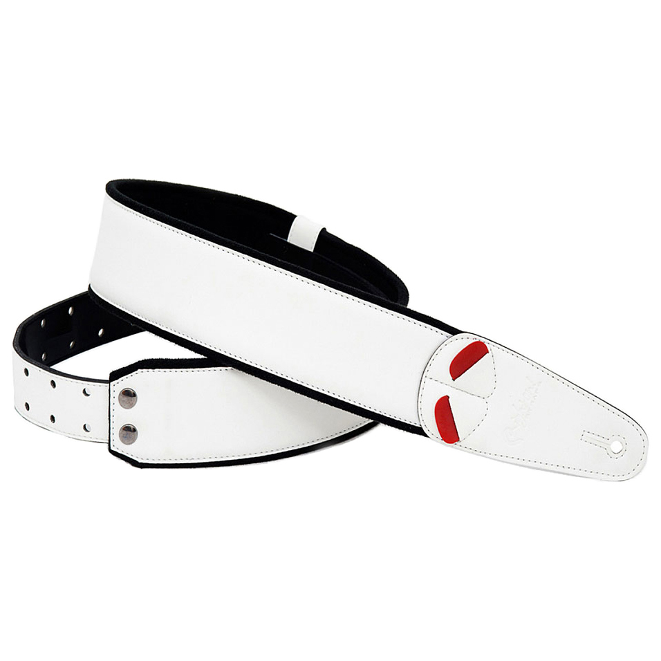 8401070030300 Mojo Charm White Ремень для гитары, RightOn Straps