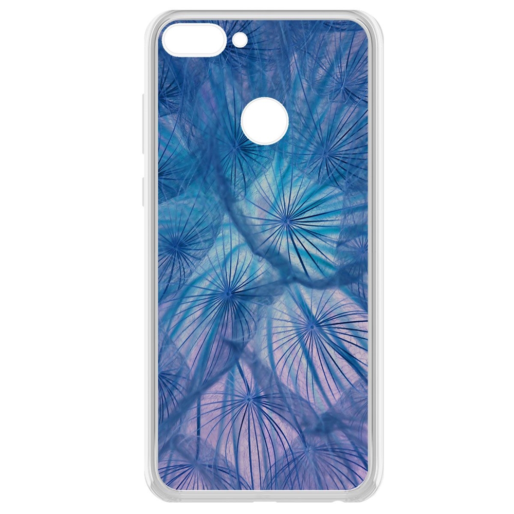 

Чехол-накладка Krutoff Clear Case Синий одуванчик для Huawei P Smart