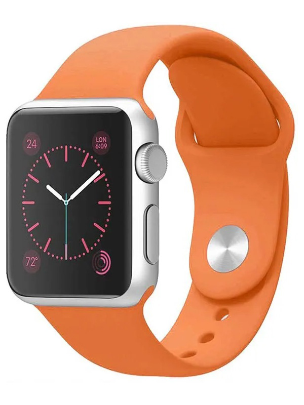 

Ремешок Eva Silicone для APPLE Watch 42/44mm Orange AWA001OR, AWA001OR