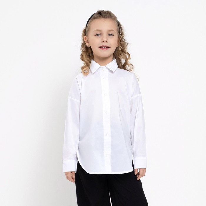 Рубашка детская MINAKU Р00012641, белый, 146