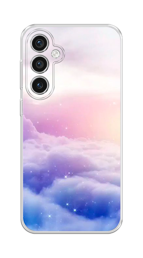 

Чехол на Samsung Galaxy S23 FE 5G "Небеса", Голубой;белый;розовый, 2108450-1