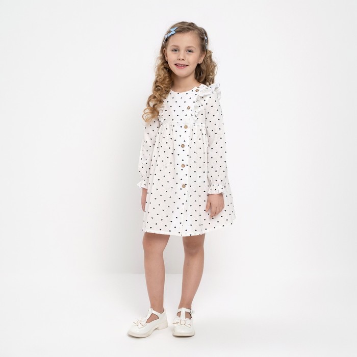 

Платье детское MINAKU Р00012641, белый, 110, MINAKU: Cotton collection