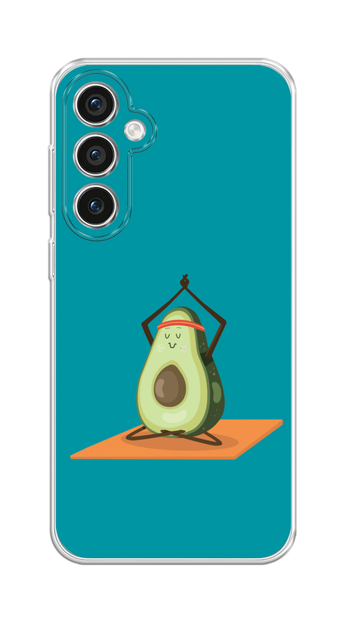 

Чехол на Samsung Galaxy S23 FE 5G "Расслабься с авокадо", Бирюзовый, 2108450-1