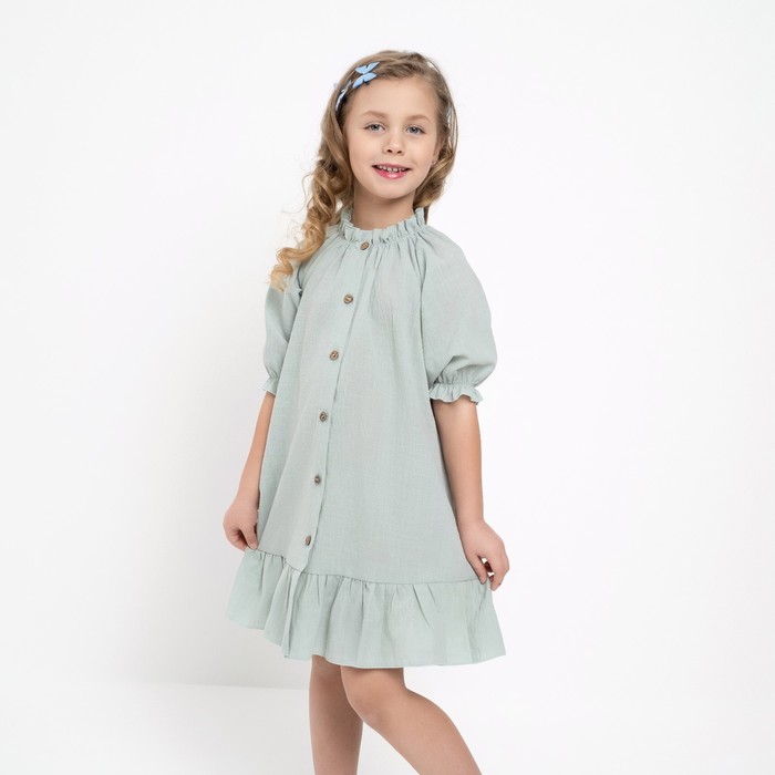 

Платье детское MINAKU Р00012641, зелёный, 140, MINAKU: Cotton collection