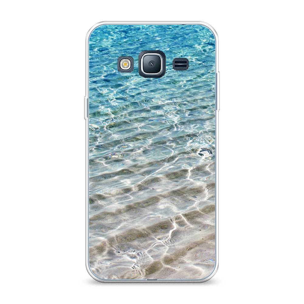 

Чехол Awog на Samsung Galaxy J3 2016 / Самсунг J3 2016 "Волны 10", Голубой, 22450-4