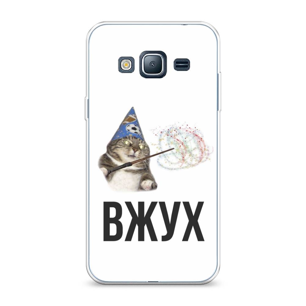 

Чехол Awog на Samsung Galaxy J3 2016 / Самсунг J3 2016 "Вжух 2", Белый;черный;серый, 22450-9
