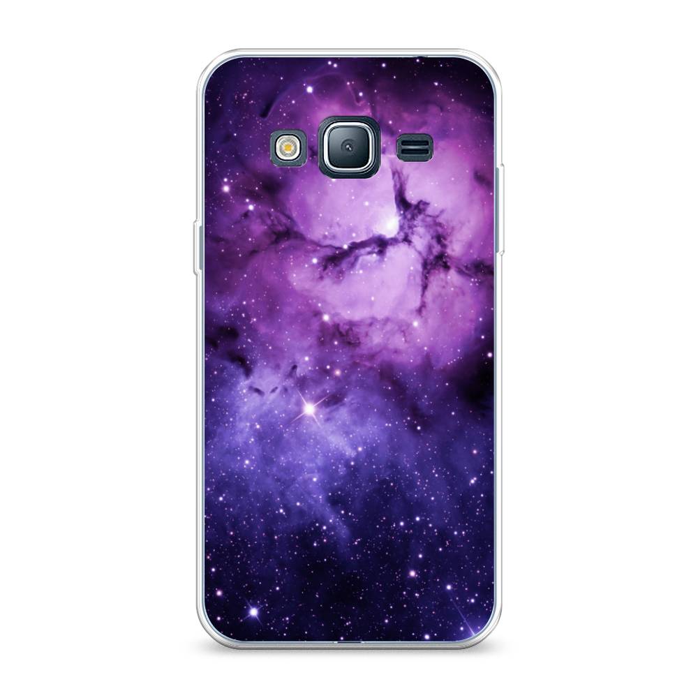 

Чехол Awog на Samsung Galaxy J3 2016 / Самсунг J3 2016 "Космос 18", Фиолетовый, 22450-4