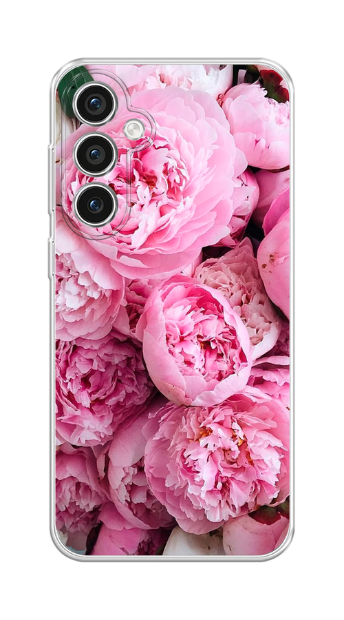 

Чехол на Samsung Galaxy S23 FE 5G "Розовые пионы", Бежевый;розовый, 2108450-1