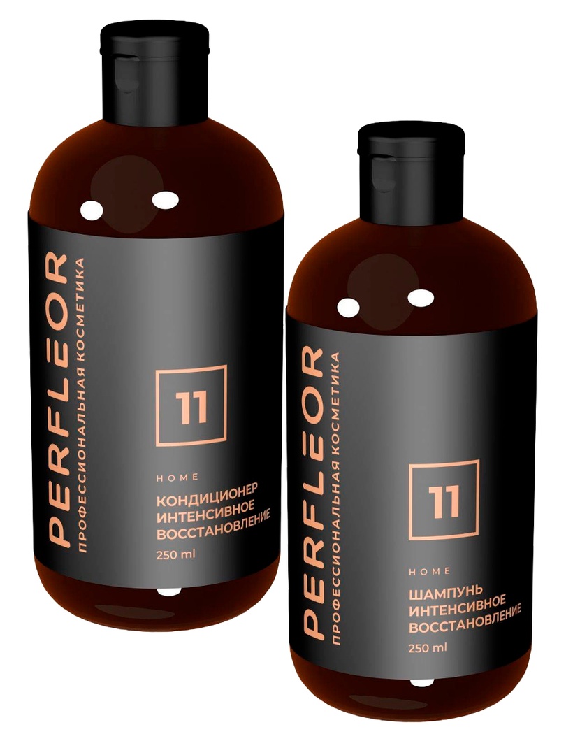 фото Набор для волос perfleor интенсивное восстановление№11 (шампунь+флюид-кондиционер)