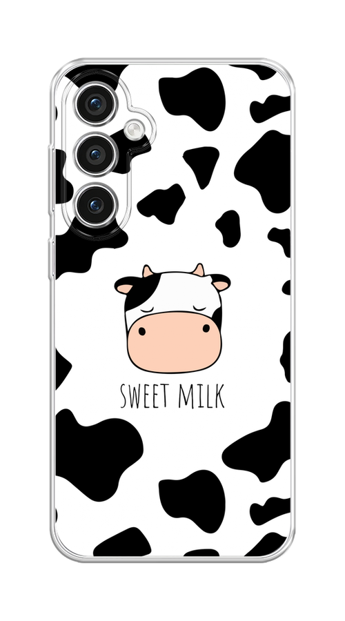 

Чехол на Samsung Galaxy S23 FE 5G "Sweet milk", Розовый;белый;черный, 2108450-1