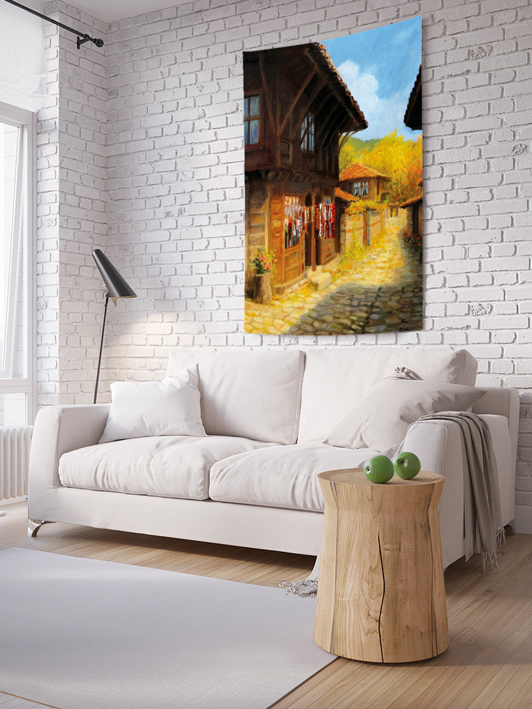 

Вертикальное фотопанно на стену JoyArty Дружелюбный поселок 150x200 см, Дружелюбный поселок