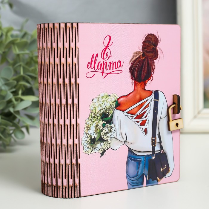 

Шкатулка-книга "8 марта. Девушка" 14 см, Разноцветный