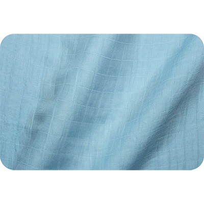 Ткань марлевка Shannon Fabrics Peppy solid bamboo embrace 100х125 см baby blue