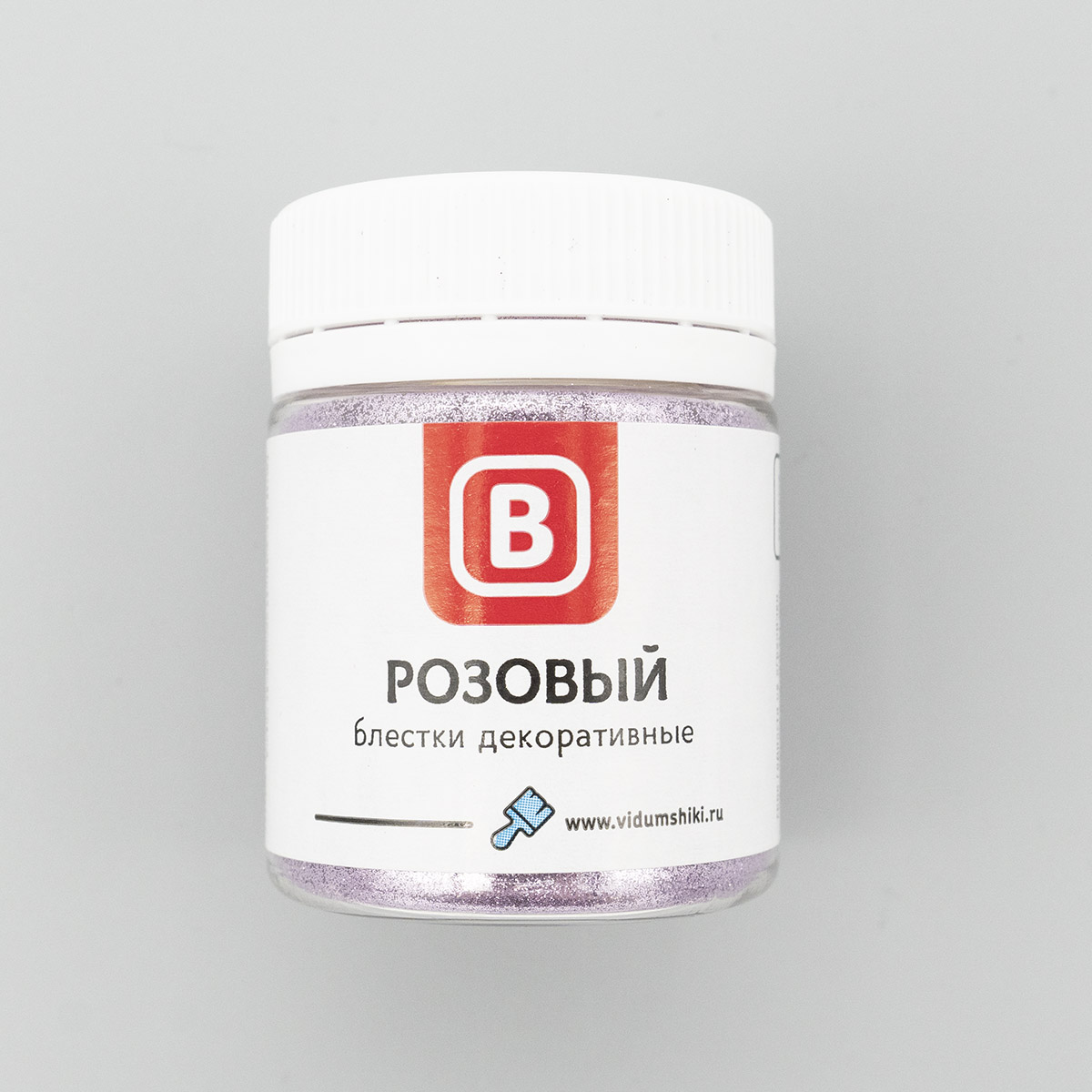 Блестки декоративные 5 г (розовый)