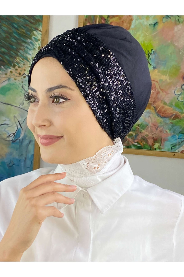 

Чалма женская Butik Ambar 51-14MAYSAP51 синяя, Синий, 51-14MAYSAP51