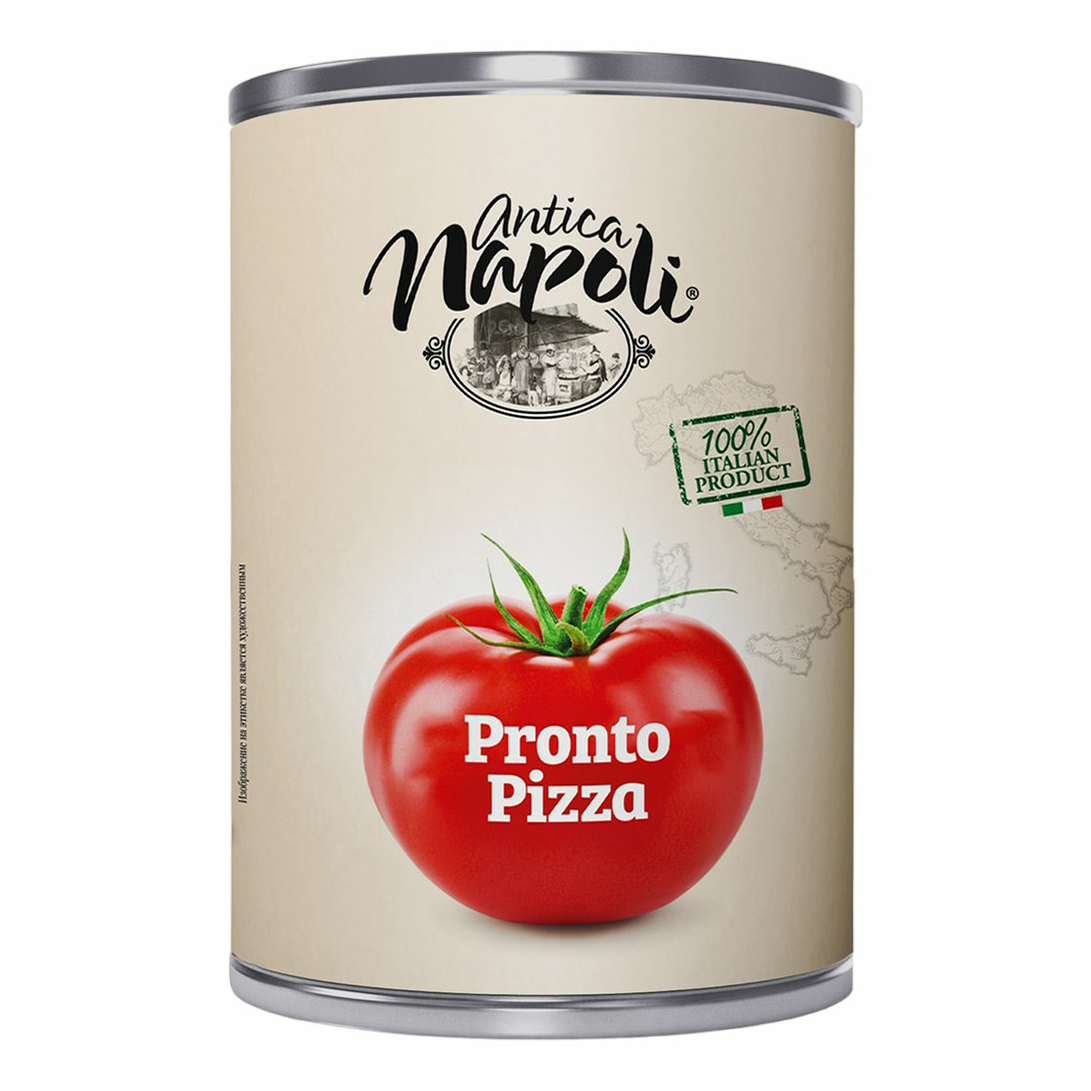 

Томаты Pronto Pizza Antica Napoli для соуса очищенные 4,05 кг