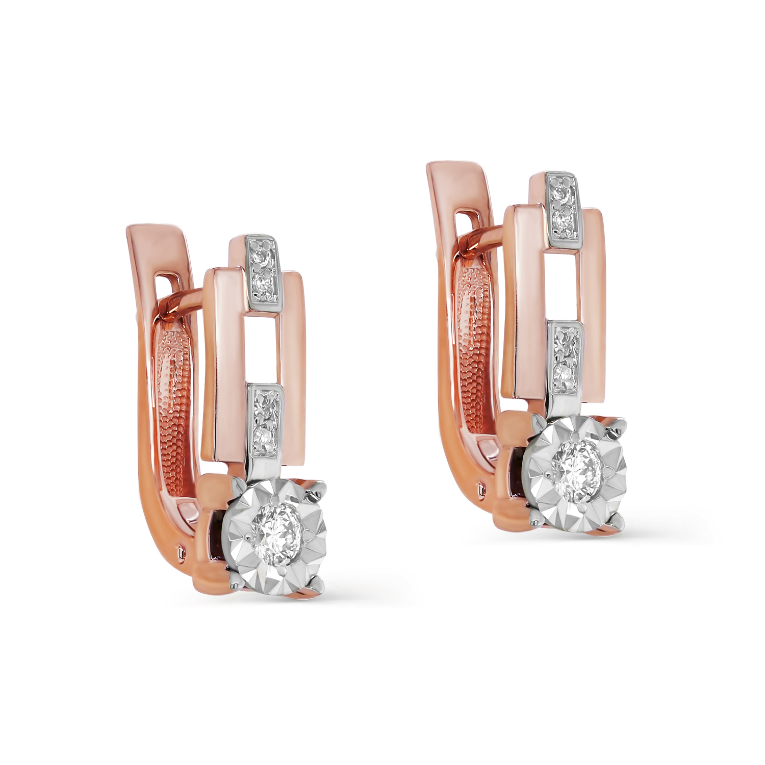 

Серьги из красного золота с бриллиантом Kabarovsky 12-01396-1000, 12-01396-1000