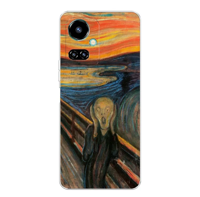 

Чехол Awog на Tecno Camon 19 Neo "Крик", Разноцветный, 302350-9