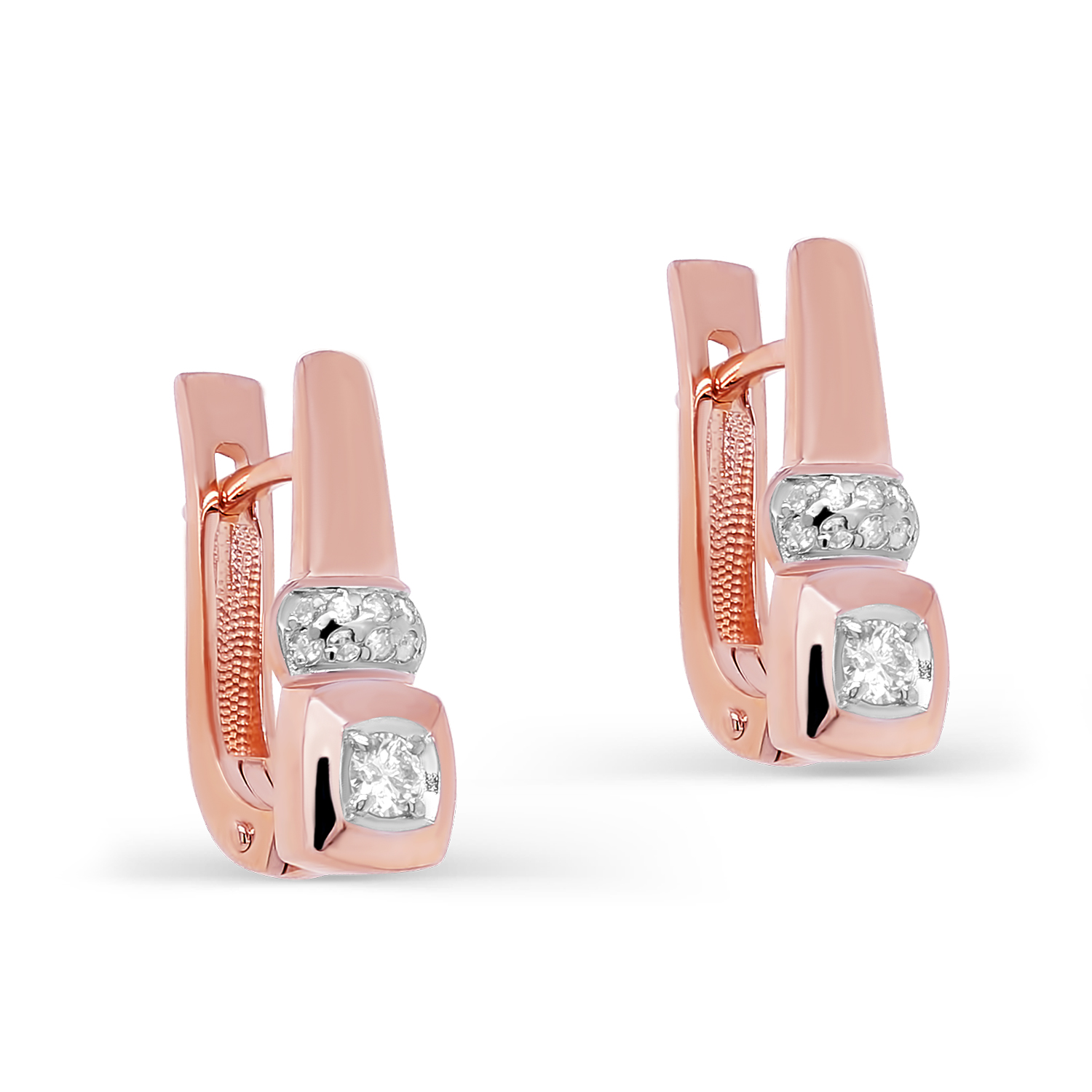 

Серьги из красного золота с бриллиантом Kabarovsky 12-01389-1000, 12-01389-1000