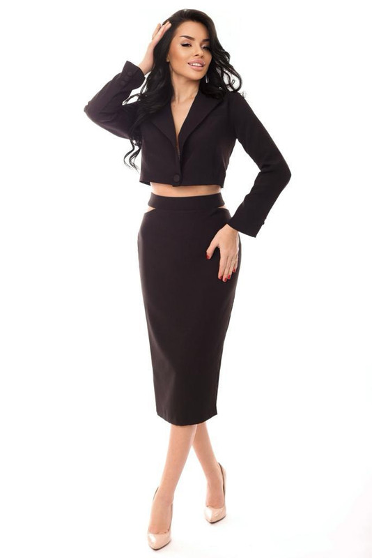 

Костюм женский DAZZLE STYLE Красотка черный 46 RU, 5551_46_black