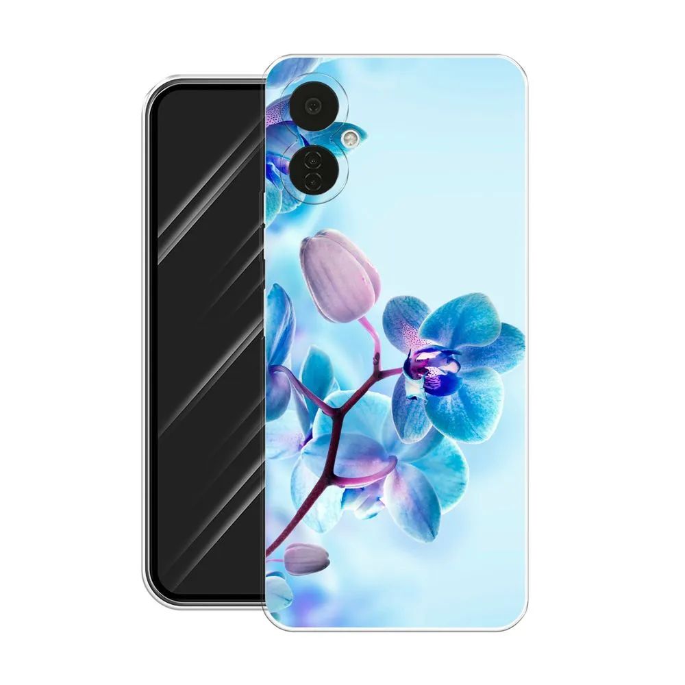 

Чехол Awog на Tecno Camon 19 Neo "Голубая орхидея", Разноцветный, 302350-8