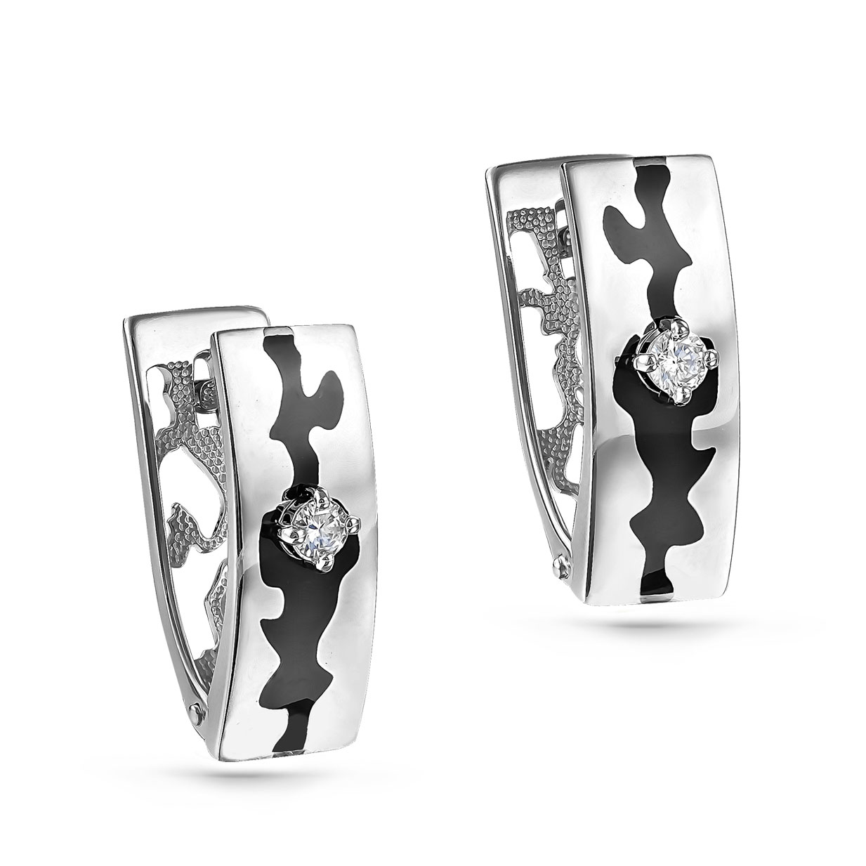 

Серьги из белого золота с бриллиантом Kabarovsky 12-11231-1002, 12-11231-1002