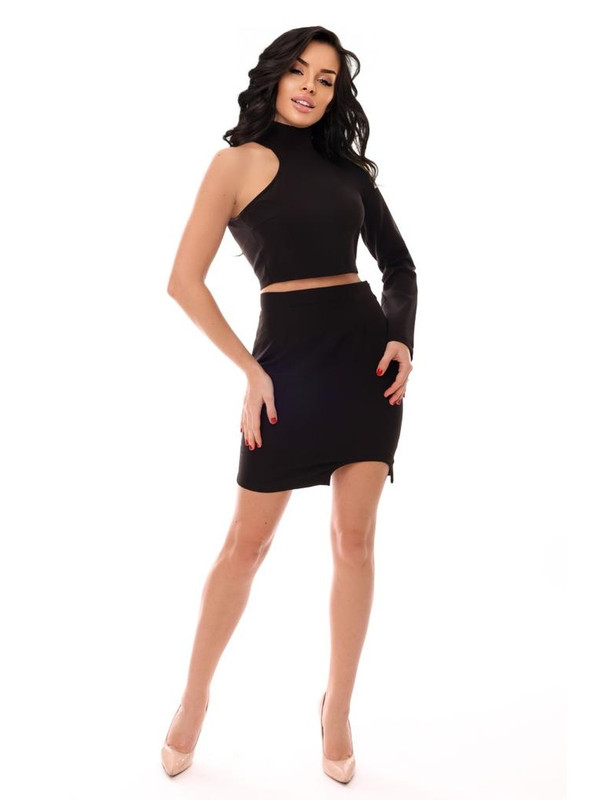 

Костюм женский DAZZLE STYLE Плечо черный 42 RU, Плечо