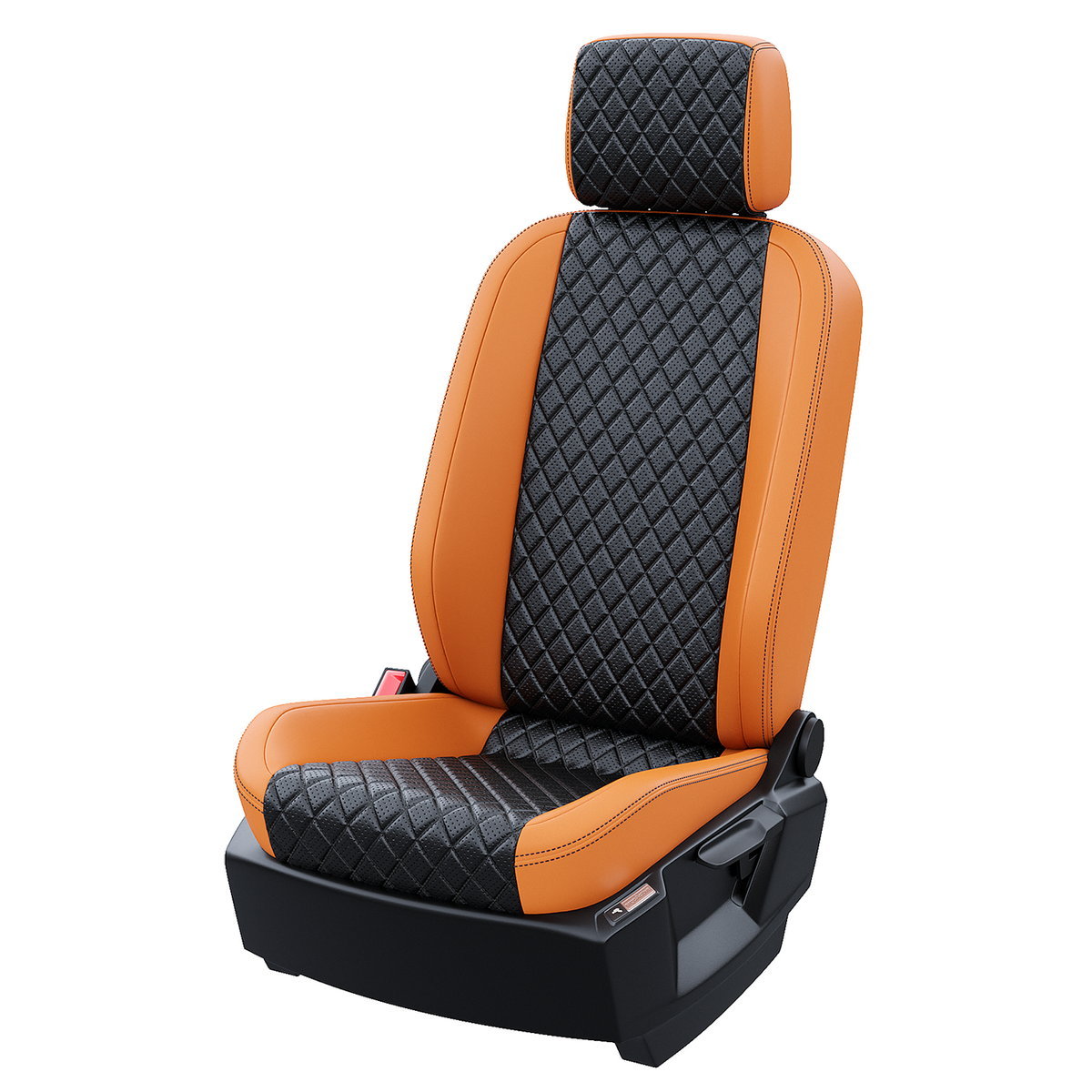 

Чехлы на сиденья Чехлы.ру для Ford Focus 3 5230AV172FT2 Экокожа ромб Оранжевый Черный, Черный;оранжевый, 5230AV