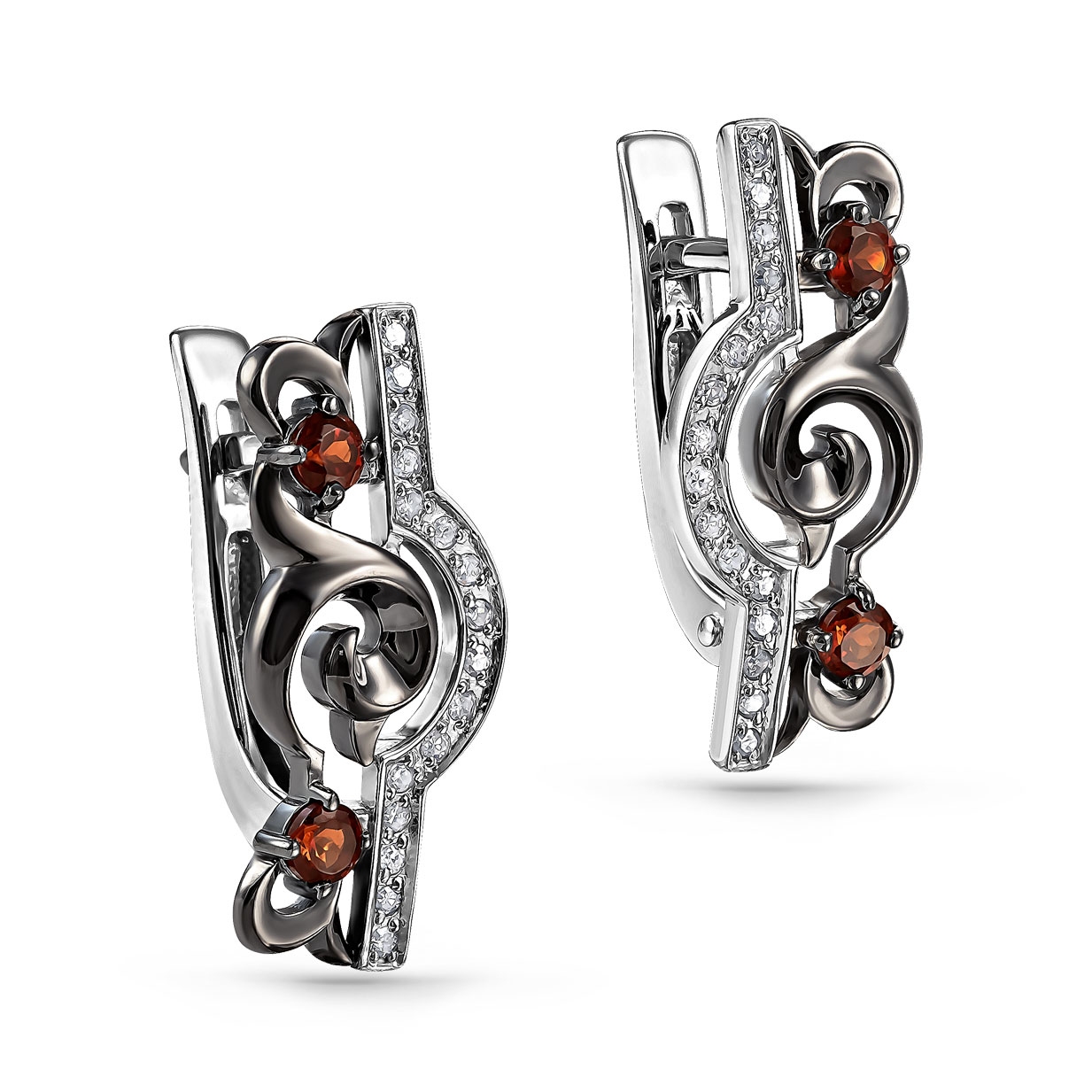 

Серьги из белого золота с бриллиантом Kabarovsky 12-11236-3500, 12-11236-3500