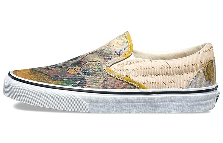 

Слипоны унисекс Vans slip-on бежевые 36.5 EU, Бежевый, slip-on