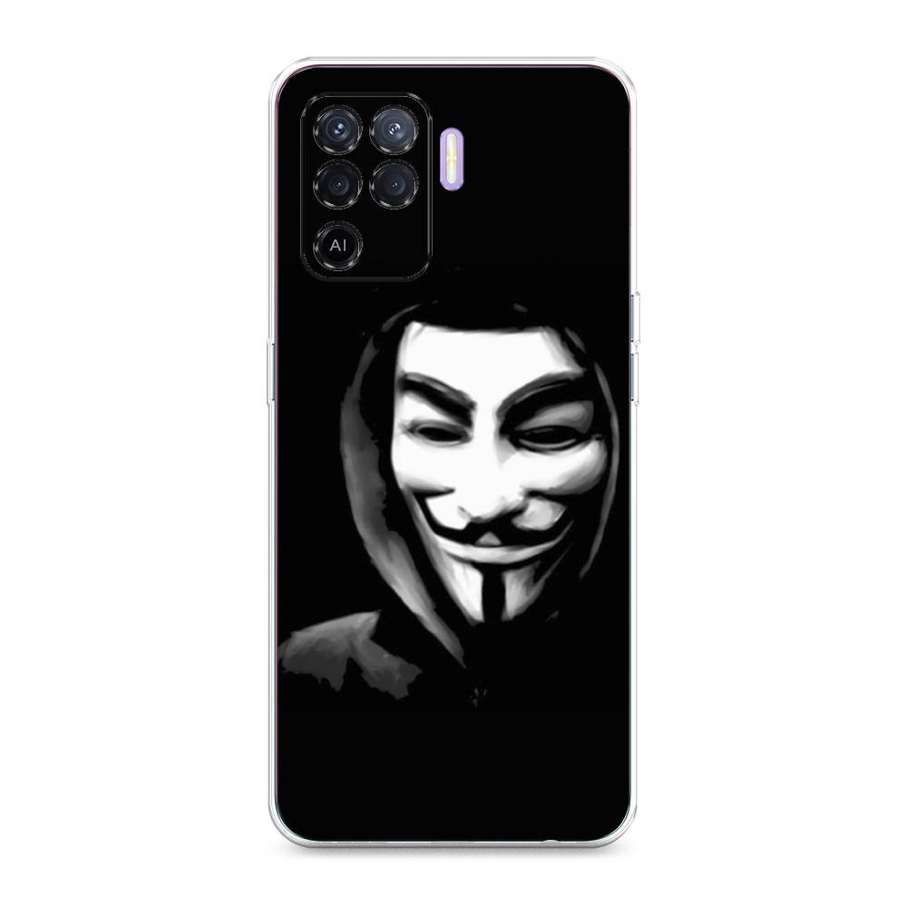 

Чехол Awog на Oppo Reno 5 Lite "Анонимус", Разноцветный, 255150-5