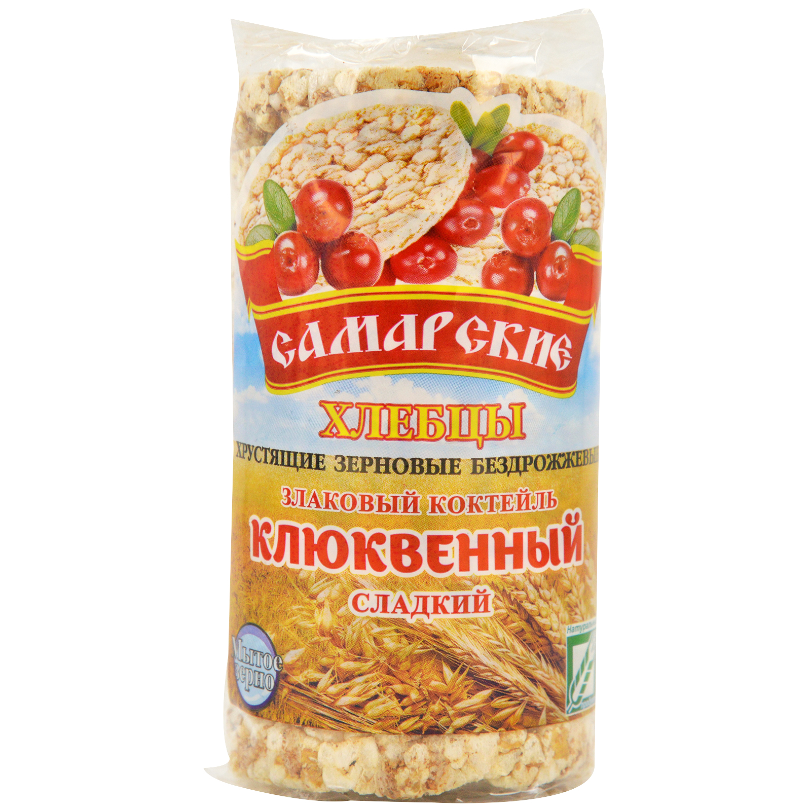 

Хлебцы Самарские Злаковый коктейль с клюквой 100 г