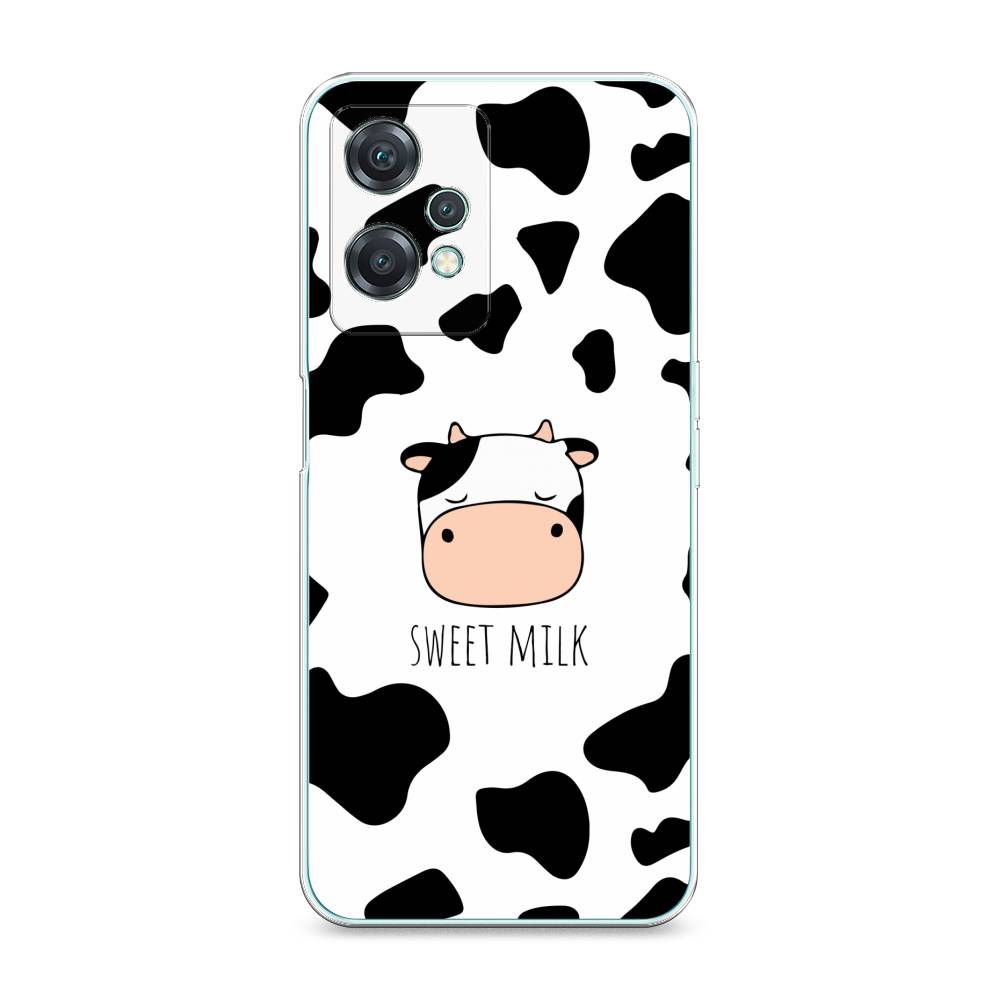 

Чехол на OnePlus Nord CE 2 Lite 5G "Sweet milk", Розовый;белый;черный, 152850-1