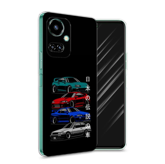 

Чехол Awog на Tecno Camon 19 Neo "JDM Legend cars", Разноцветный, 302350-5