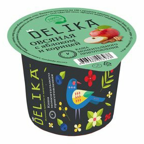 

Каша Delika овсяная с яблоком и корицей 43 г