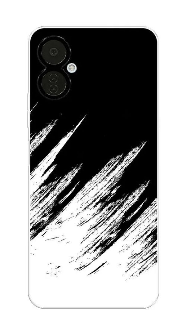 

Чехол Awog на Tecno Camon 19 Neo "Черно белые брызги", Белый;черный, 302350-3