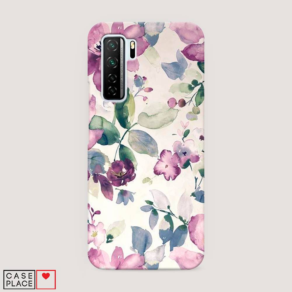 фото Чехол awog "акварельная нежность" для huawei p40 lite 5g